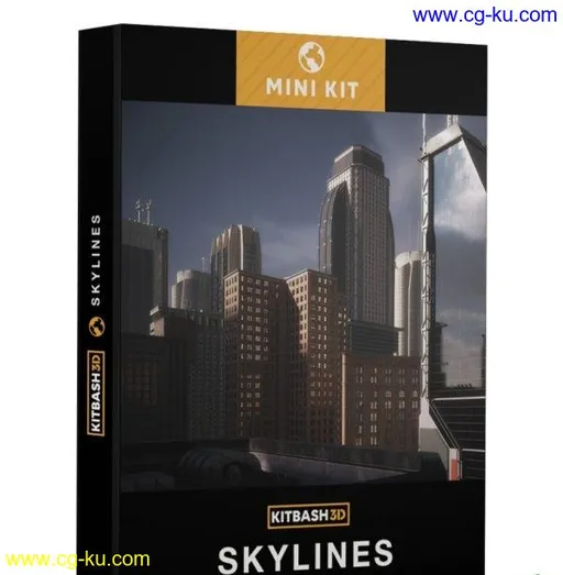 Kitbash3D – Mini Kit Skylines的图片1