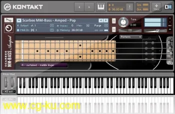 Native Instruments Scarbee MM-Bass Amped v1.1.0 KONTAKT的图片3