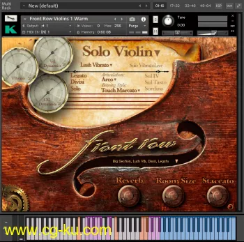 Kirk Hunter Front Row Violins KONTAKT MERRY XMAS-SYNTHiC4TE的图片1