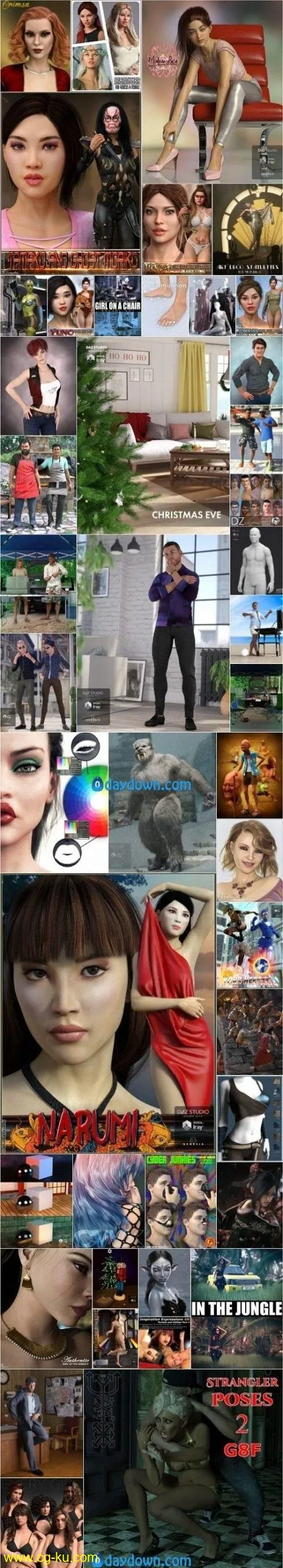 Daz 3D, Poser Bundle 8 December 2019的图片1