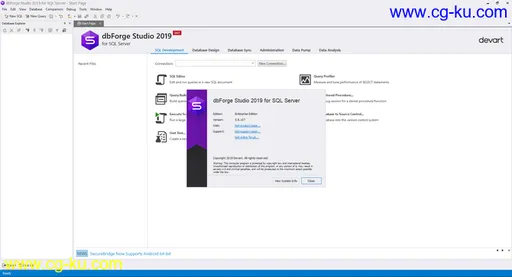 dbForge Studio 2019 for SQL Server v5.8.107 Enterprise Edition的图片1