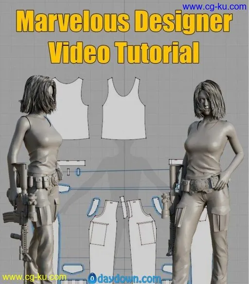 Marvelous Designer Video Tutorial的图片1