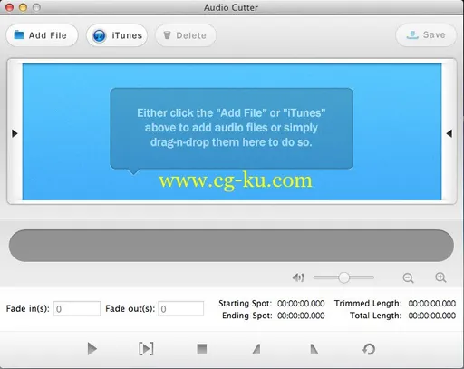 Audio Cutter 3.2.0 MacOSX的图片1