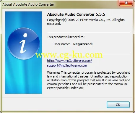 Mepmedia Absolute Audio Converter 6.2.5的图片1