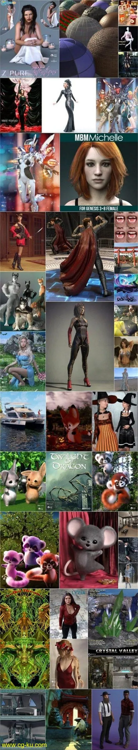 Daz 3D, Poser Bundle 1 January 2020的图片1