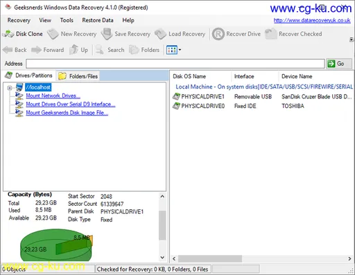 GeekSnerds Windows Data Recovery 4.1.0的图片1