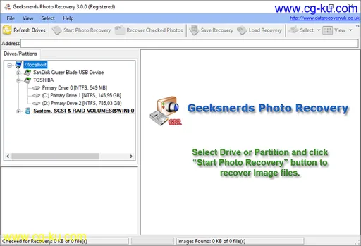 GeekSnerds Photo Recovery 3.0.0的图片1