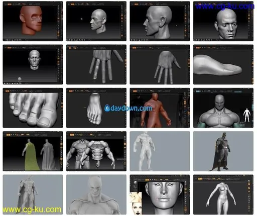 Professional 3D Character Art in Zbrush: Basic to Intermediate 16 Vols – 3D Art School的图片2