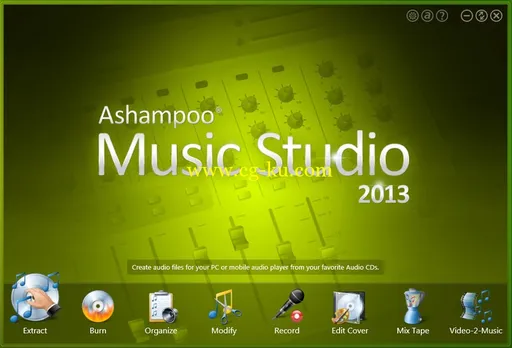 Ashampoo Music Studio 2013 4.1.2.4 Multilingual Portable的图片1