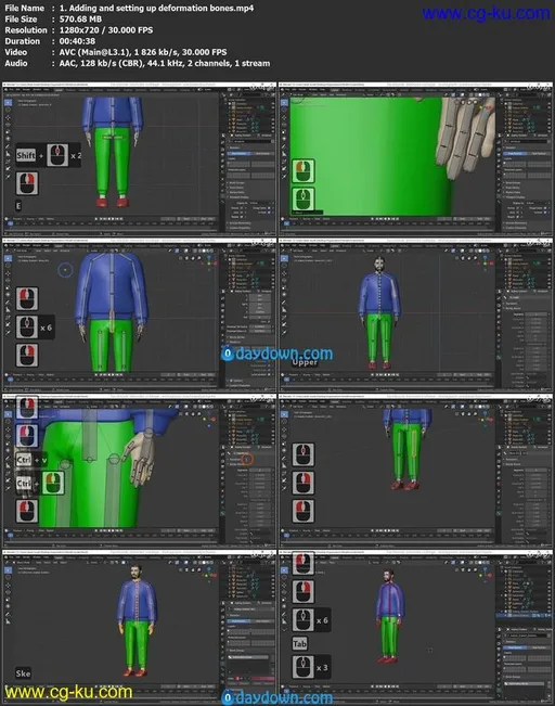 Create a Realistic Character Animation of Drake in Blender的图片1