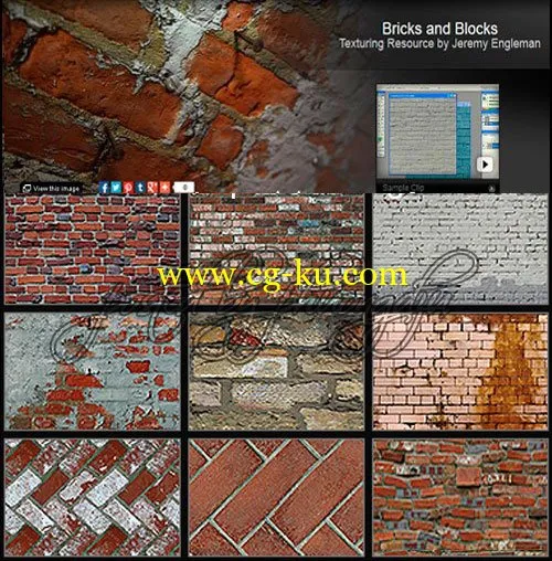 Bricks and Blocks Texturing Resource by Jeremy Engleman 砖块纹理的图片1