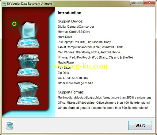 BYclouder Data Recovery Ultimate 7.1.0.0的图片1