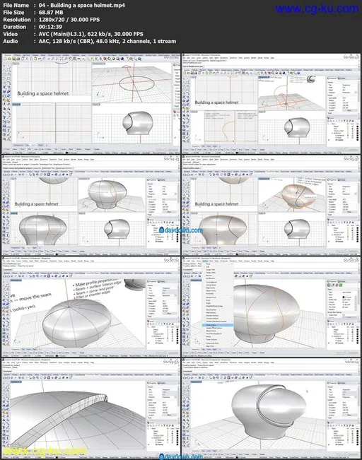 Rhino: From Curves to Surfaces的图片2