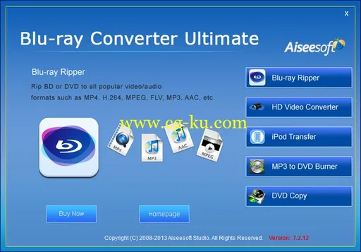 Aiseesoft Blu-ray Converter Ultimate 7.2.12的图片1