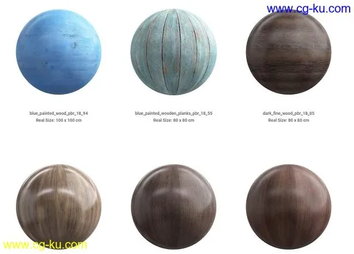 CGAxis PBR Textures Volume 18 – Wood的图片1