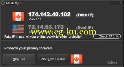 Mask My IP 2.3.7.8 隐藏ip地址的软件的图片1