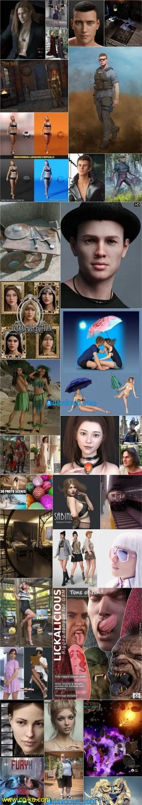 Daz 3D, Poser Bundle 2 February 2020的图片1