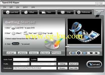 Tipard DVD Ripper 6.1.58 DVD音频视频抓取的图片1