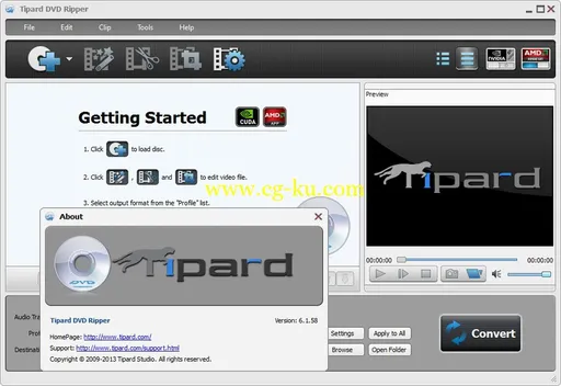 Tipard DVD Ripper 6.1.58 DVD音频视频抓取的图片2