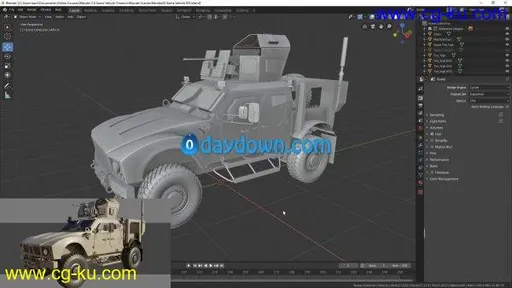 Blender 2.8 Game Vehicle Creation的图片1