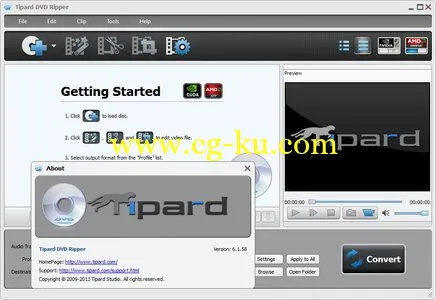 Tipard DVD Ripper 7.1.50 视频抓取的图片2