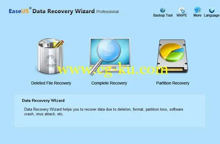 EASEUS Data Recovery Wizard Professional 6.0 Portable 数据误删恢复的图片1