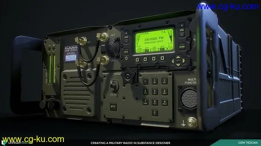 ArtStation – Creating a Military Radio in Substance Designer的图片1