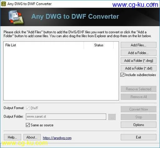 Any DWG to DWF Converter 2020.0的图片1