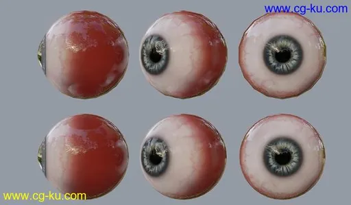 FlippedNormals – Game Ready – Realistic Eye Pack的图片1