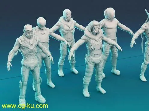 CGTrader – Star Trooper Pack 3D models的图片1