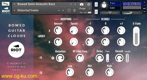 Riot Audio Bowed Guitar Clouds KONTAKT的图片1