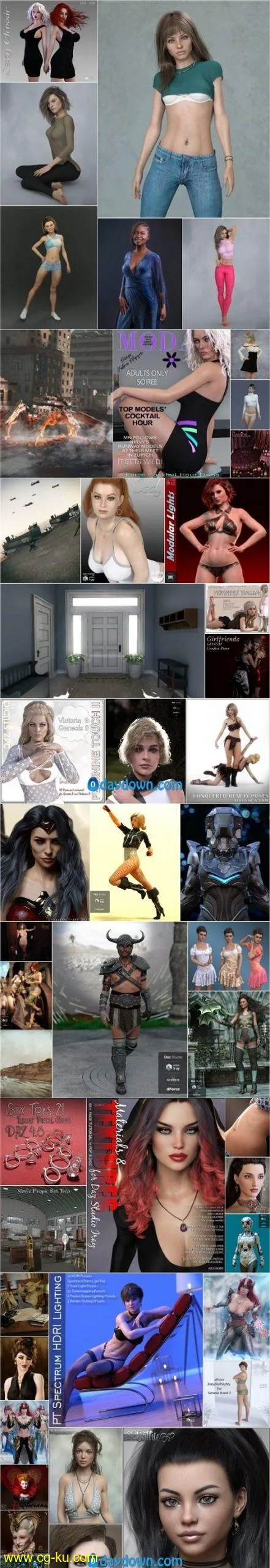 Daz 3D, Poser Bundle 6 February 2020的图片1