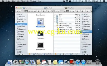 TotalFinder 1.4.10 Mac Os X Finder增强插件的图片1