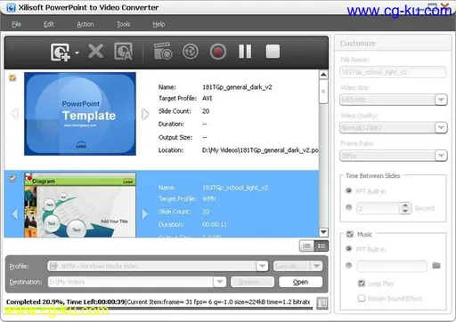 Xilisoft PowerPoint to Video Converter Business 1.1.1 Multilingual的图片1