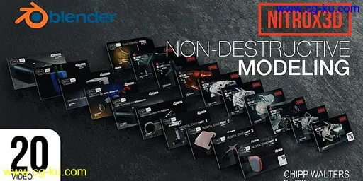 Blender Market – Nitrox3d Non-Destructive Modeling Course的图片1