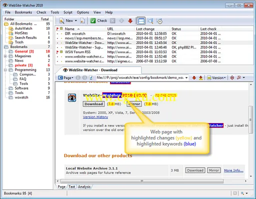 WebSite-Watcher 2014 14.2 Personal Edition的图片1
