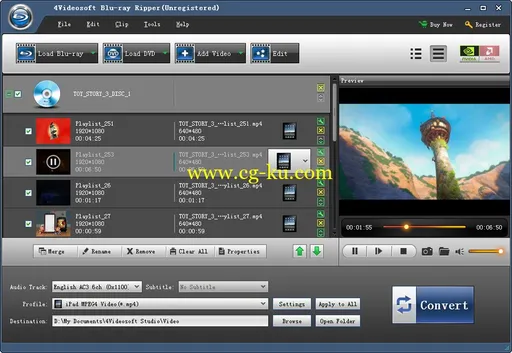 4Videosoft Blu-ray Ripper 5.2.50 Multilanguage的图片1
