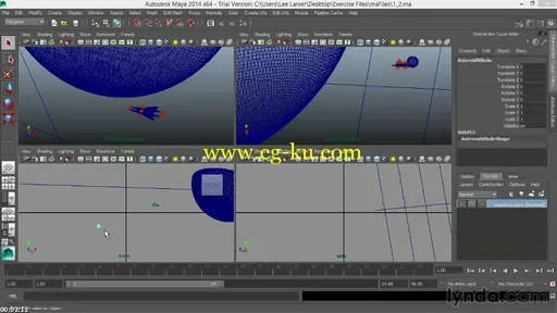 VFX Techniques: Space Scene 01: Maya Animation and Dynamic Simulation的图片2
