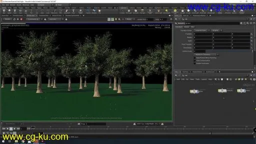 CGCircuit – Houdini Tree Rig With Vellum Leaves的图片1