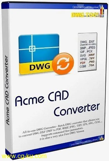 DWGTool Acme CAD Converter 2020 v8.9.8.1512 Multilingual的图片1