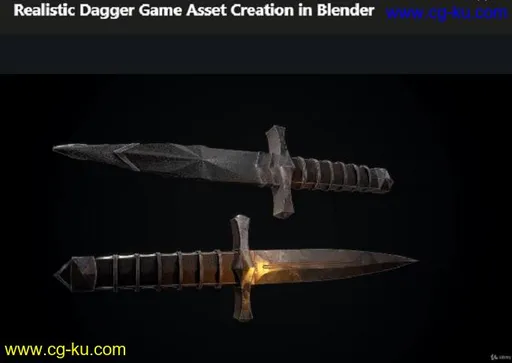 Dagger Game Asset Creation in Blender的图片1