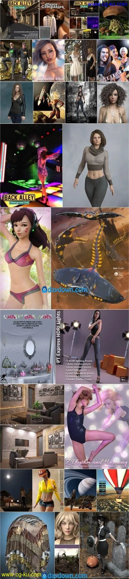 Daz 3D, Poser Bundle 3 March 2020的图片1