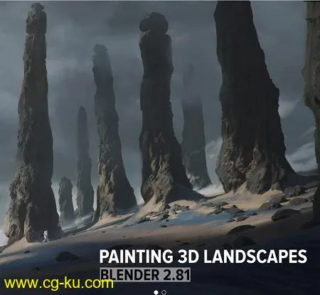 Gumroad – Painting 3D Landscapes by Florent Lebrun的图片1