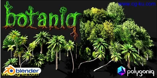 Blender Market – Tree Library Botaniq Trees+Plants for Blender 2.8x的图片1