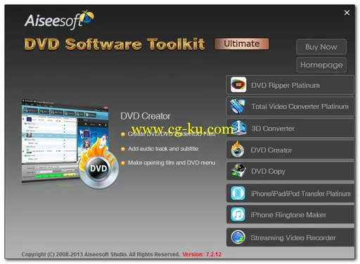 Aiseesoft DVD Software Toolkit Ultimate 7.2.12 Multilingual的图片1