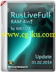 RusLiveFull RAM 4in1 by NIKZZZZ CD/DVD (01.02.2014) [Ru/En]的图片1