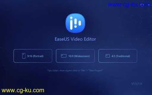 EaseUS Video Editor 1.5.7.28 Multilingual的图片1