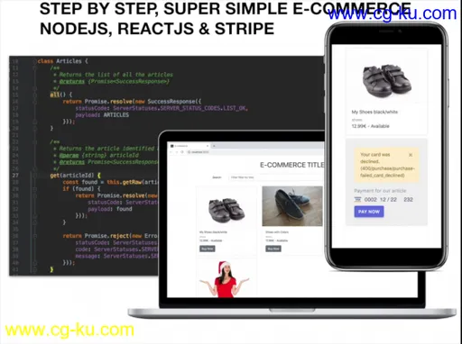 Step by step, super simple E-Commerce with Node.js, Stripe payments and React interface的图片1