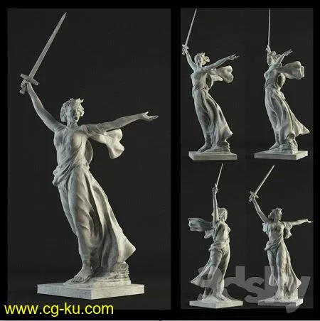 3DSky – Sculpture 3D Models Volume 1-2的图片1