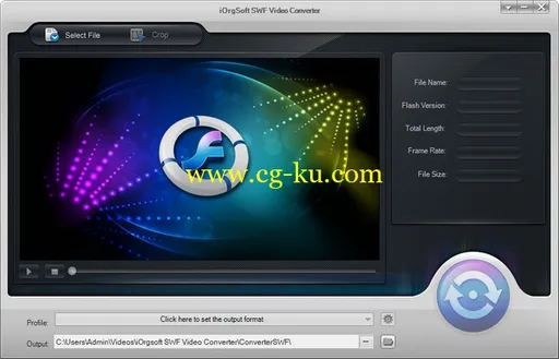 iOrgsoft SWF Video Converter 1.2.0的图片1